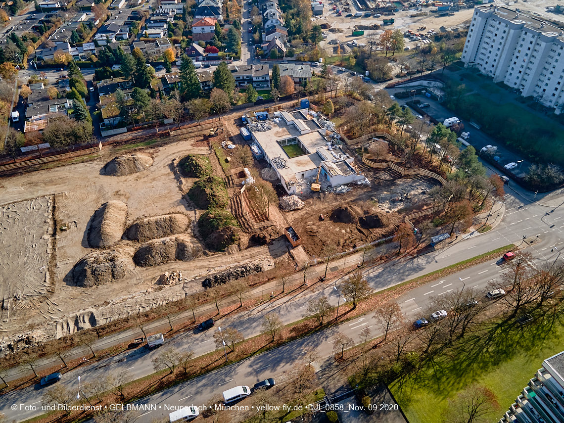 09.11.2020 - Baustelle Grundschule am Karl-Marx-Ring in Neuperlach